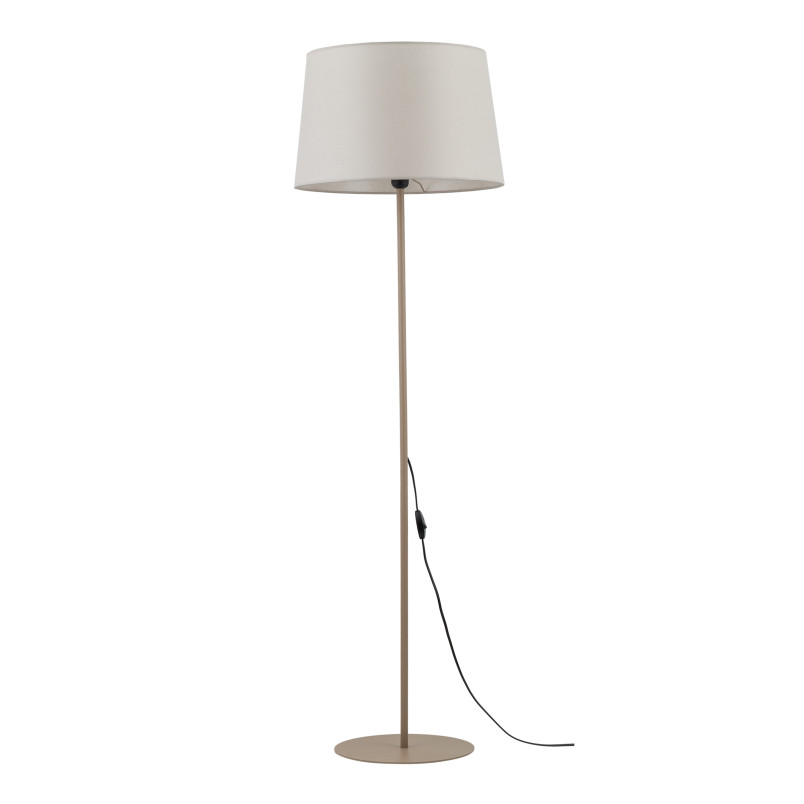 Lampa podłogowa Maja beżowa TK Lighting | 148cm