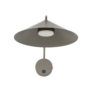 Kinkiet stożek TK Lighting | Brązowy, wysięgnik, włącznik