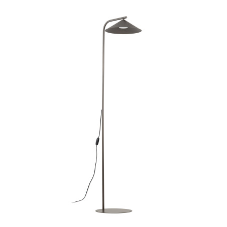 Lampa podłogowa Lume New - Brązowa, Metalowa, TK Lighting