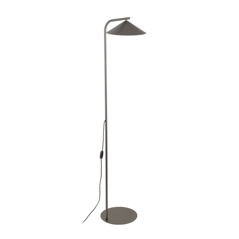 Lampa podłogowa Lume New - Brązowa, Metalowa, TK Lighting