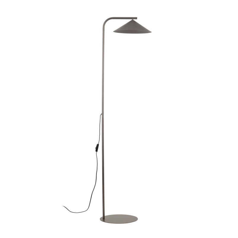 Lampa podłogowa Lume New - Brązowa, Metalowa, TK Lighting