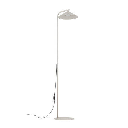 Lampa podłogowa Lume | Metalowy stożek, beż kaszmirowy | TK Lighting
