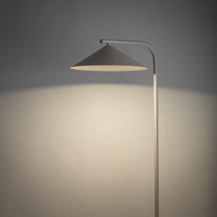 Lampa podłogowa Lume | Metalowy stożek, beż kaszmirowy | TK Lighting