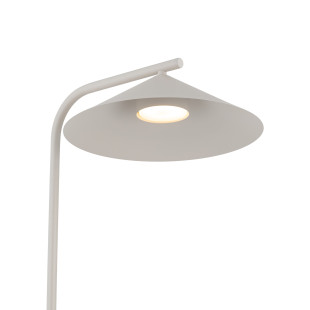 Lampa podłogowa Lume | Metalowy stożek, beż kaszmirowy | TK Lighting