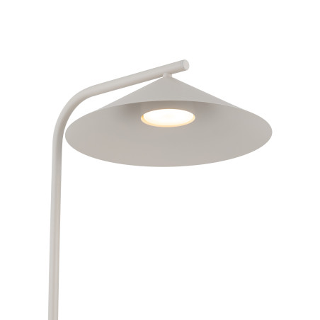 Lampa podłogowa Lume | Metalowy stożek, beż kaszmirowy | TK Lighting
