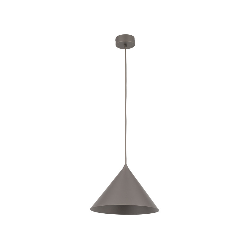 Lampa wisząca Cono New TK Lighting - Brązowa, metalowa