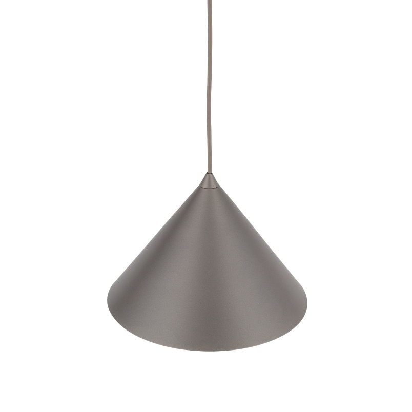 Lampa wisząca Cono New TK Lighting - Brązowa, metalowa