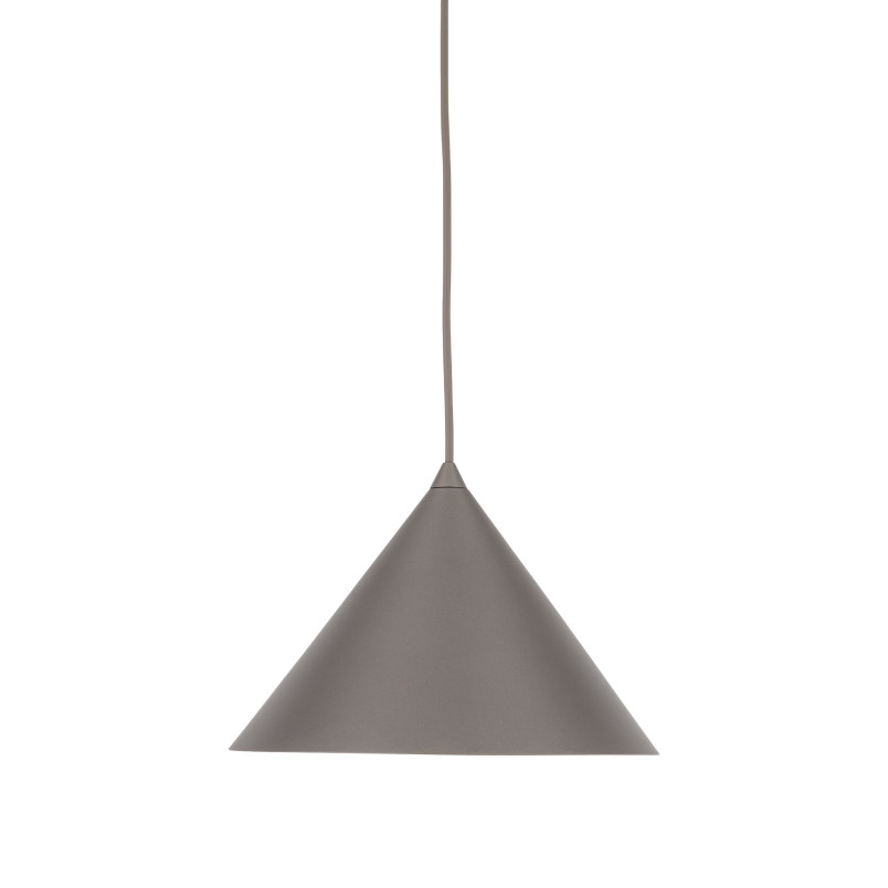 Lampa wisząca Cono New TK Lighting - Brązowa, metalowa