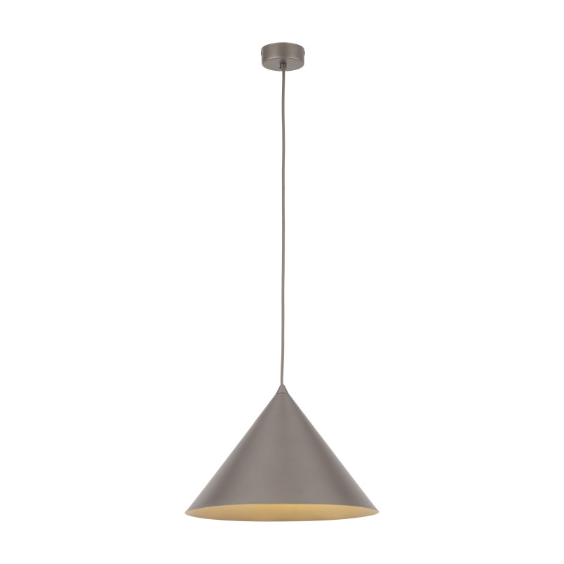 Lampa wisząca Cono New TK Lighting | Brązowy stożek metalowy