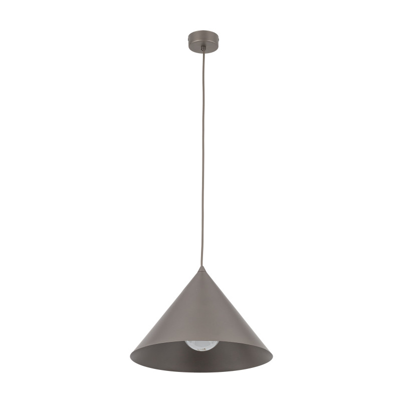 Lampa wisząca Cono New TK Lighting | Brązowy stożek metalowy