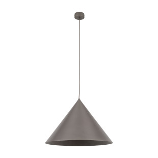 Lampa wisząca Cono New 50cm - Brązowa, Metalowa | TK Lighting