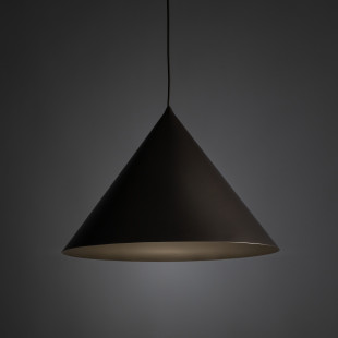 Lampa wisząca Cono New 50cm - Brązowa, Metalowa | TK Lighting