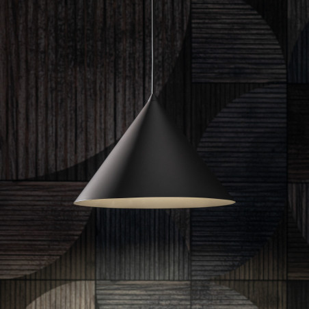 Lampa wisząca Cono New 50cm - Brązowa, Metalowa | TK Lighting