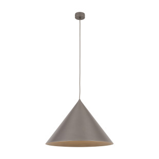 Lampa wisząca Cono New 50cm - Brązowa, Metalowa | TK Lighting