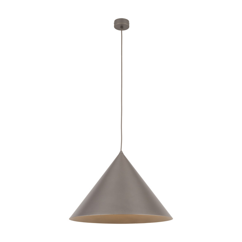 Lampa wisząca Cono New 50cm - Brązowa, Metalowa | TK Lighting