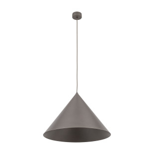 Lampa wisząca Cono New 50cm - Brązowa, Metalowa | TK Lighting