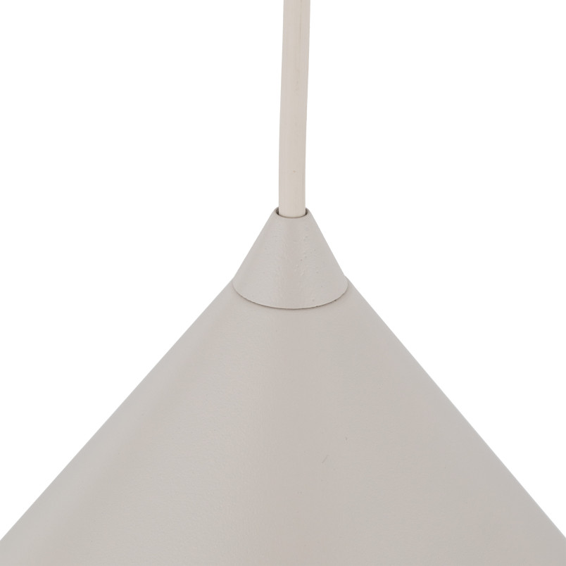 Lampa wisząca Cono TK Lighting | Stożek metalowy, kaszmirowa