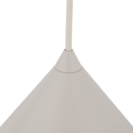 Lampa wisząca Cono TK Lighting | Stożek metalowy, kaszmirowa