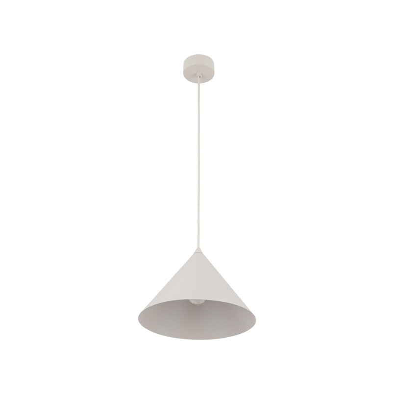 Lampa wisząca Cono TK Lighting | Stożek metalowy, kaszmirowa