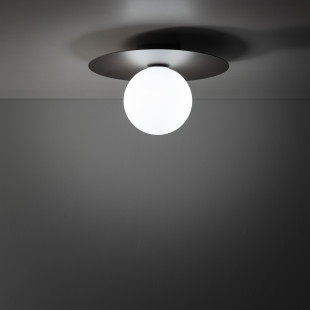 Kinkiet Pixi New - szkło białe/brąz | TK Lighting