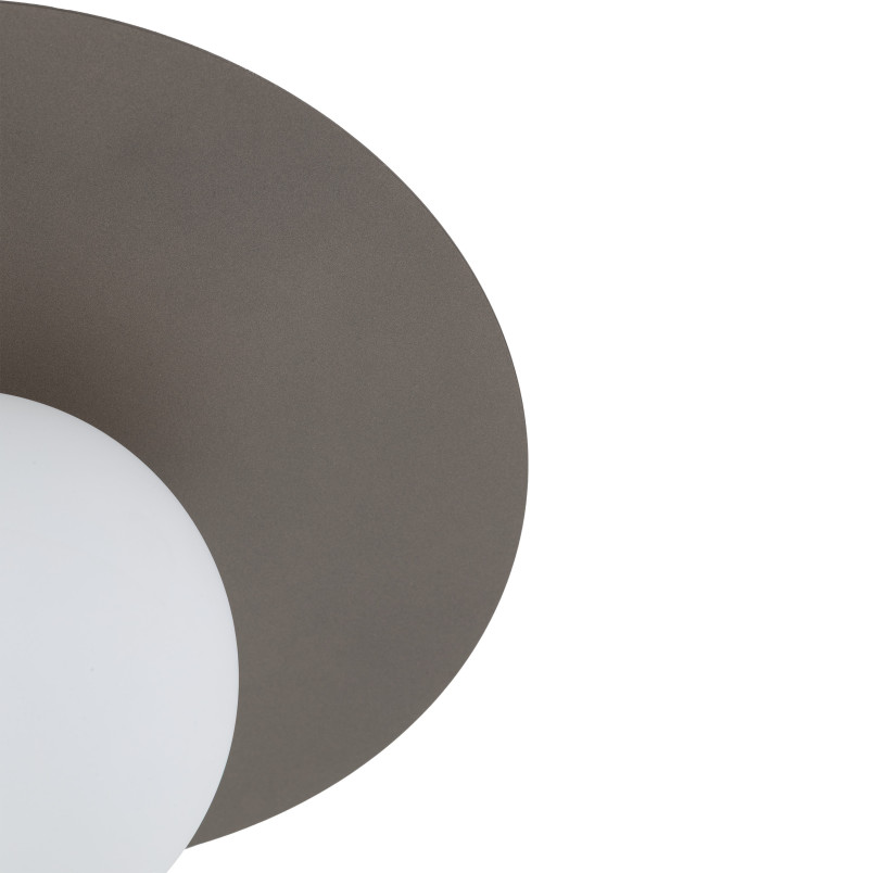 Kinkiet Pixi New - szkło białe/brąz | TK Lighting