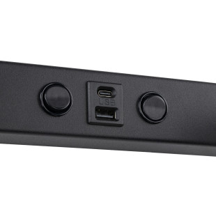 Kinkiet podwójny Nex czarny TK Lighting | USB i włączniki