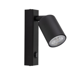 Kinkiet Nex czarny TK Lighting - Reflektor z włącznikiem