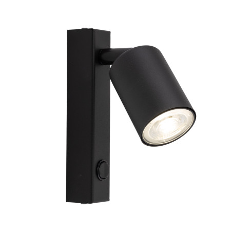 Kinkiet Nex czarny TK Lighting - Reflektor z włącznikiem