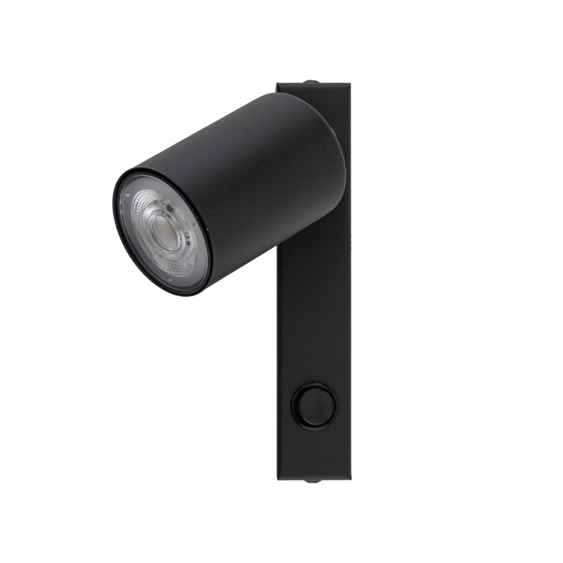 Kinkiet Nex czarny TK Lighting - Reflektor z włącznikiem