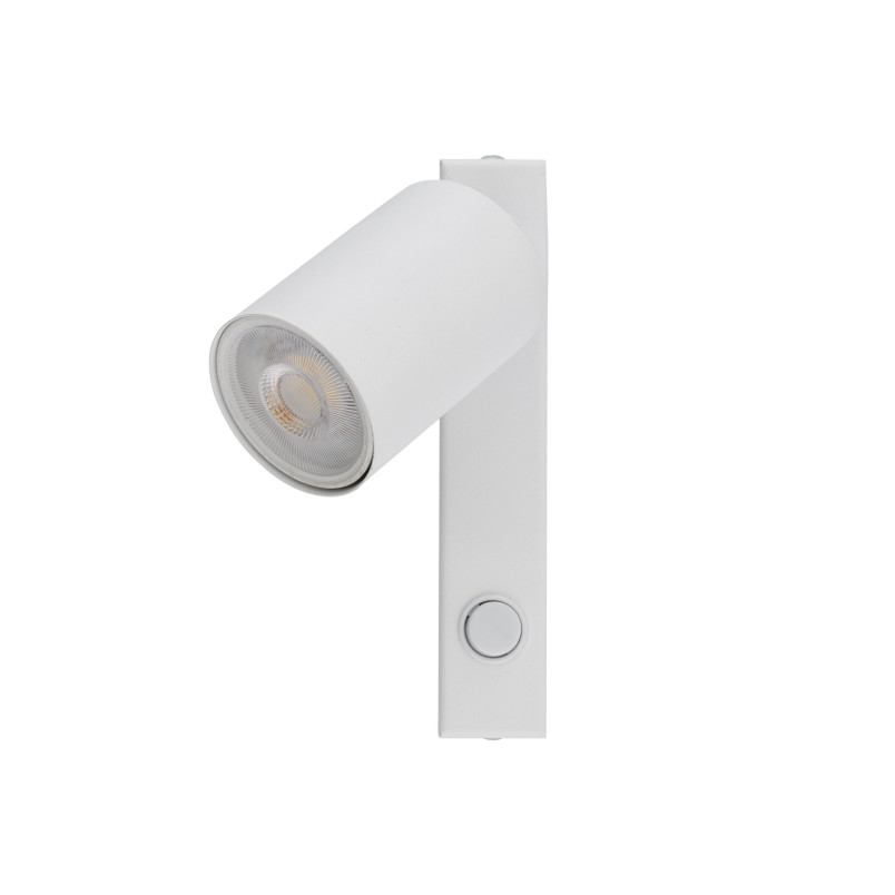 Kinkiet Nex biały TK Lighting - Reflektorek z włącznikiem