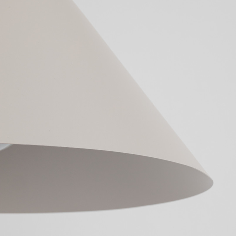 Lampa wisząca Cono TK Lighting | Metalowy stożek, kaszmirowy