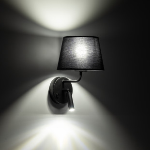 Kinkiet Maja czarny TK Lighting | Lampka do czytania