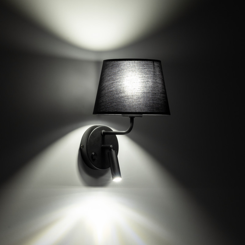 Kinkiet Maja czarny TK Lighting | Lampka do czytania