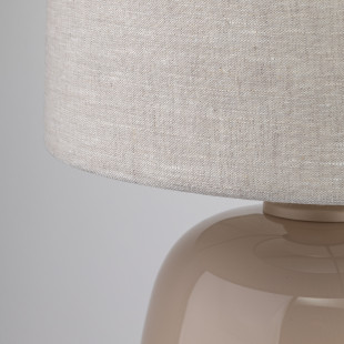 Lampa stołowa szklana Melody beżowa TK Lighting | Sklep z lampami