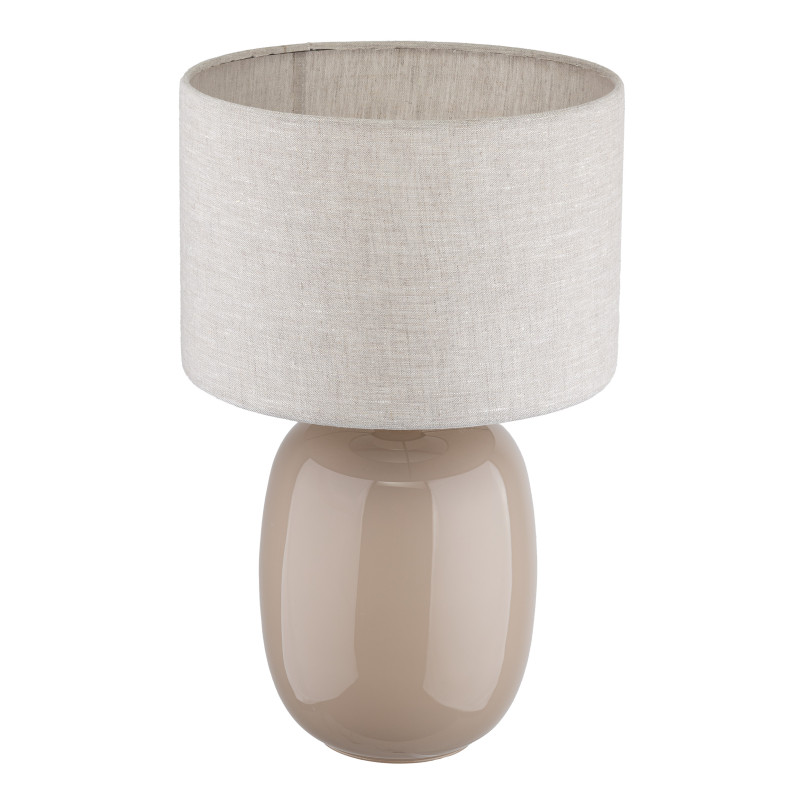 Lampa stołowa szklana Melody beżowa TK Lighting | Sklep z lampami