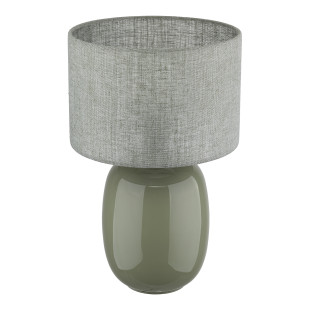 Lampa stołowa szklana Melody | TK Lighting - Oliwkowa
