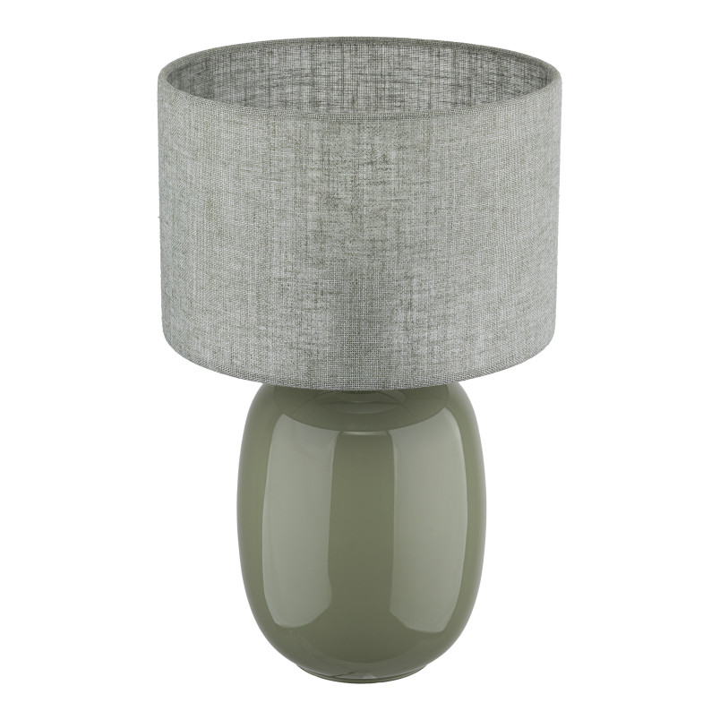 Lampa stołowa szklana Melody | TK Lighting - Oliwkowa