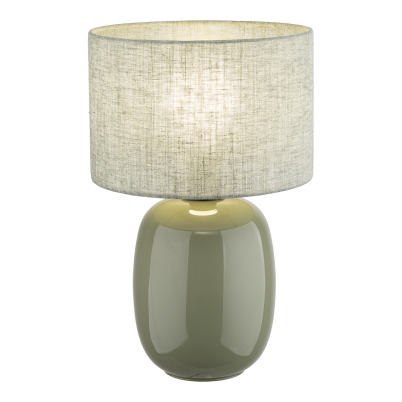 Lampa stołowa szklana Melody | TK Lighting - Oliwkowa