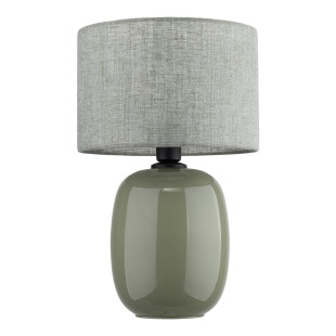 Lampa stołowa szklana Melody | TK Lighting - Oliwkowa