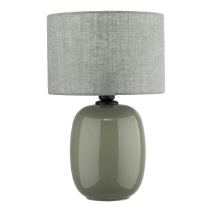 Lampa stołowa szklana Melody | TK Lighting - Oliwkowa