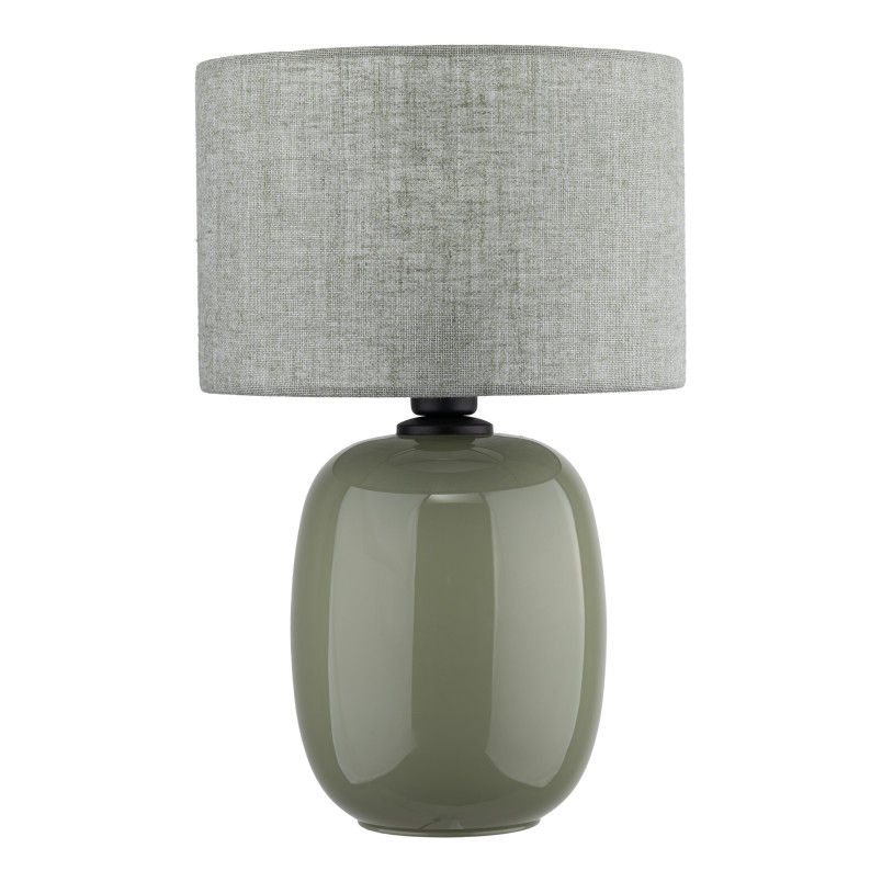 Lampa stołowa szklana Melody | TK Lighting - Oliwkowa
