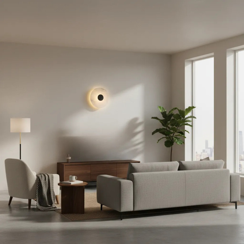 Kinkiet Marmurowy Dalina LED Yaskr | Elegancki Design