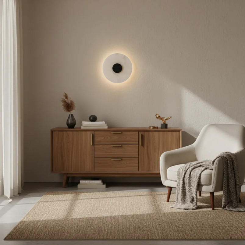 Kinkiet Marmurowy Dalina LED Yaskr | Elegancki Design