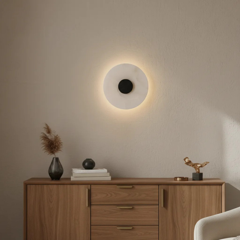 Kinkiet Marmurowy Dalina LED Yaskr | Elegancki Design
