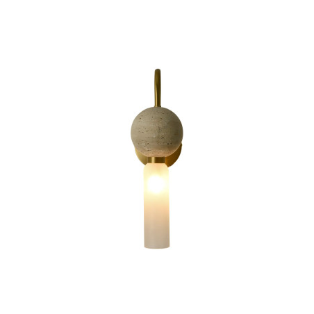 Kinkiet Bilo I z trawertynem | Yaskr - Luksusowy design