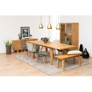 Krzesło Actona Batilda - Jasny Szary / Dąb | Komfortowy Design