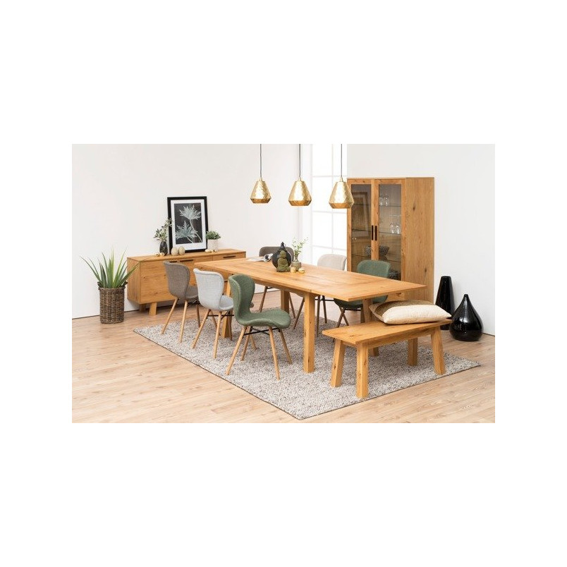 Krzesło Actona Batilda - Jasny Szary / Dąb | Komfortowy Design
