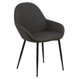 Krzesło Candis Dove Actona - Elegancki design w szarym kolorze