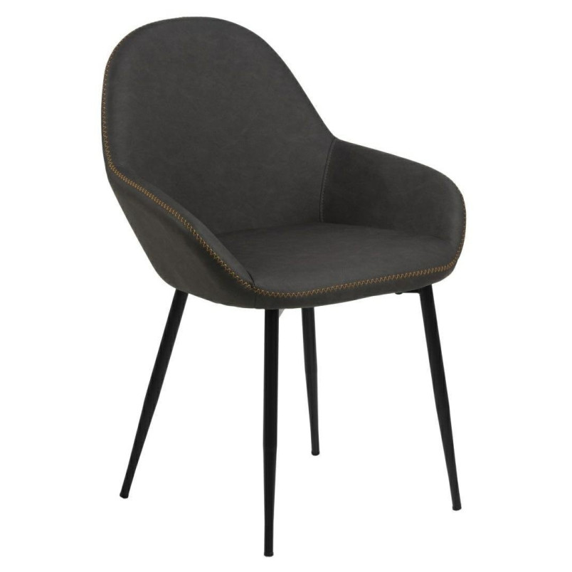 Krzesło Candis Dove Actona - Elegancki design w szarym kolorze