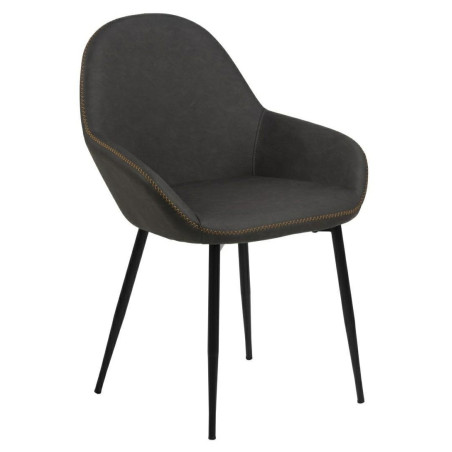 Krzesło Candis Dove Actona - Elegancki design w szarym kolorze